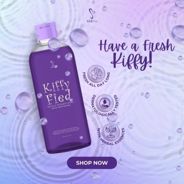 Saskin Kiffy Fied Gentle Intimate Wash with Whitening - Image 3