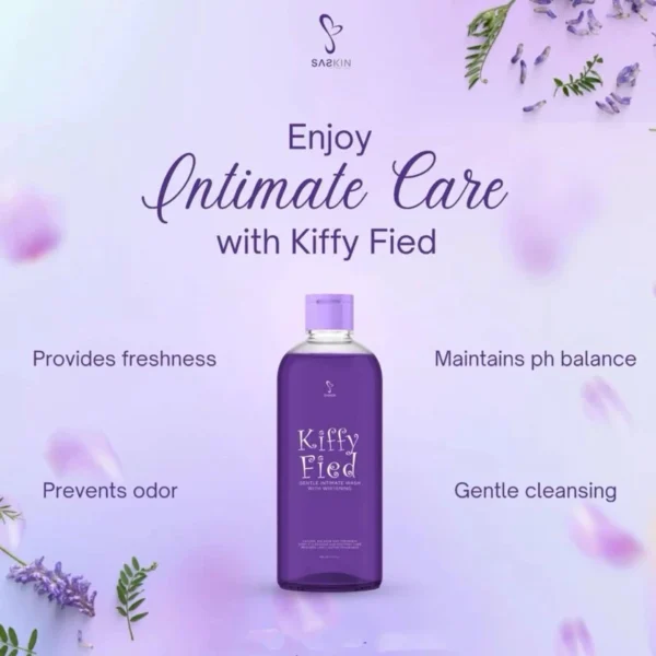 Saskin Kiffy Fied Gentle Intimate Wash with Whitening - Image 2
