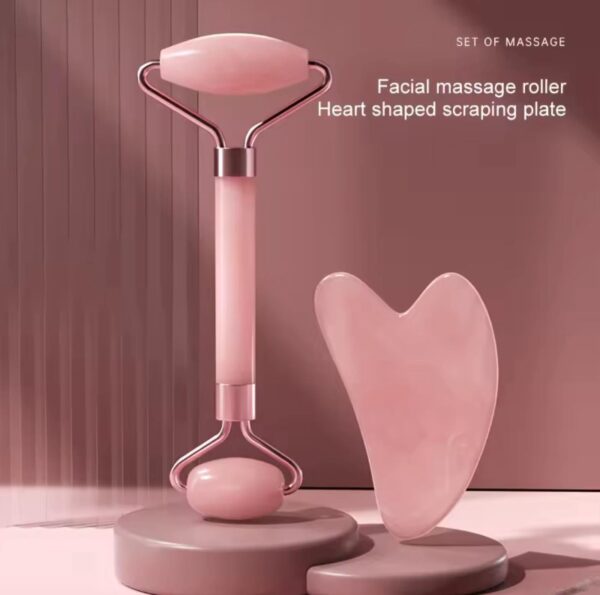 Facial Massage Roller – Heart-Shaped Scraping Plate for Radiant Skin
